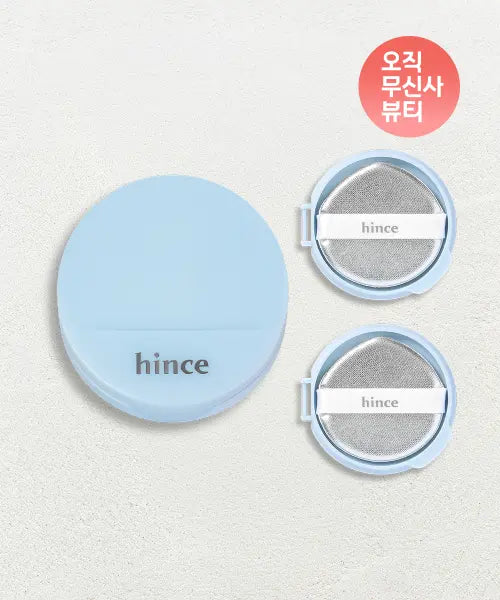[HINCE] SECOND SKIN MESH MATTE CUSHION SET / [SET] 세컨 스킨 메쉬 매트 쿠션 (본품+리필2EA)