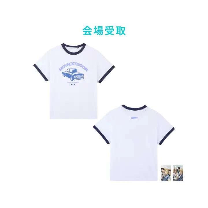 [BOYNEXTDOOR] [KNOCK ON Vol.2 IN JAPAN]S/S T-SHIRT (WHITE)
