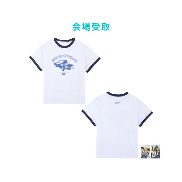 [BOYNEXTDOOR] [KNOCK ON Vol.2 IN JAPAN]S/S T-SHIRT (WHITE)
