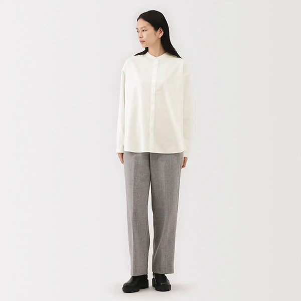 [MUJI] Brushed Twill Relaxed Fit Shirt / 기모 트윌 릴랙스 핏 셔츠