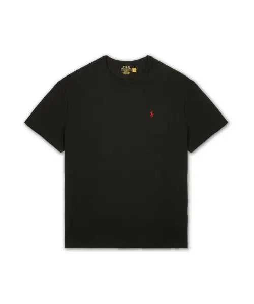 [POLO RALPH LAUREN] SSCNCLSM1-SHORT SLEEVE-T-SHIRT-BLACK / 클래식핏 헤비웨이트 저지 티셔츠-블랙