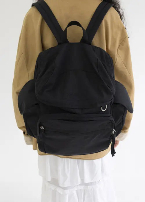 [YAHNSISI] Village Backpack - Black / 빌리지 백팩 - 블랙