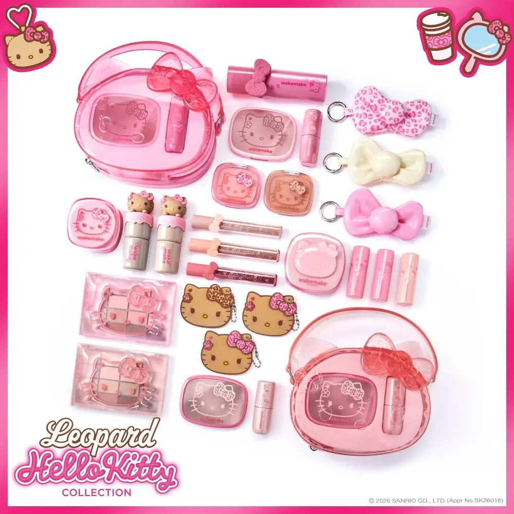 [wakemake] WakeMake Leopard Hello Kitty Collection / [레오파드 헬로키티] 웨이크메이크 레오파드 헬로키티 19종 골라담기(단품/기획)