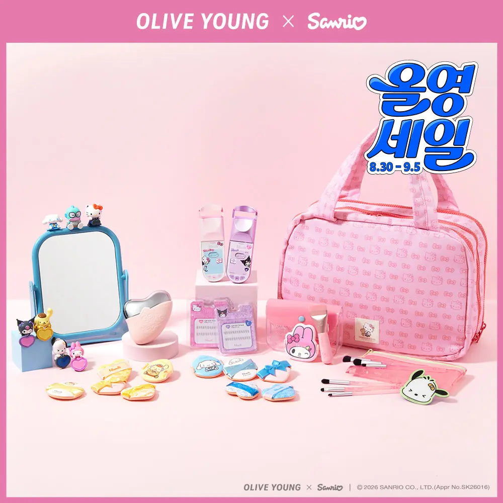 [Fillimilli] Fillimilli Sanrio Characters Makeup Tools & Goods Set (11 Items) / 필리밀리 산리오캐릭터즈 메이크업툴 & 잡화 11종 모음