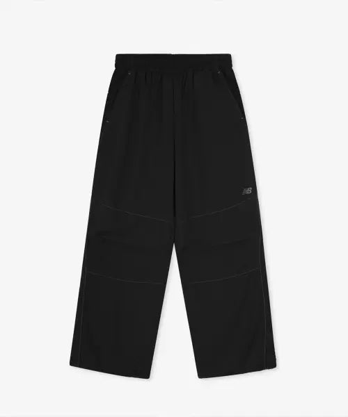 [NEW BALANCE] NB Ethos Warm-up Woven Wide Pants (Black) / NBNTG3W812 / WOMEN 에센셜 웜업 우븐 와이드팬츠 (BLACK)