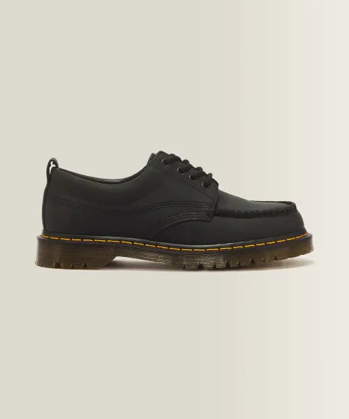 [DR.MARTENS] Lowell 4 Eye Shoe - Black Crazy Horse / 로웰 4홀 슈즈 - 블랙 크레이지 호스 / 43679001