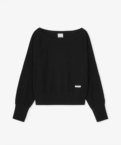 [NEW BALANCE] NBNCG3W112 WOMEN AIRY Waffle Sweatshirt (Black) / NBNCG3W112 / WOMEN AIRY 와플 맨투맨 (BLACK)