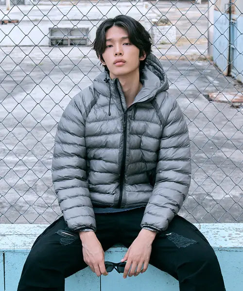 [LECOQ] Uniqlo Lightweight Ball Padding - Grey QR423JPDO1 / 유니 경량 볼패딩 - 그레이 QR423JPDO1