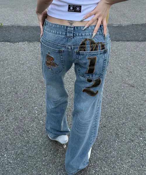 [OPUS 0012] Op.09 OG-Classic Lowrise Denim Pants - Light Blue / Op.09 OG-CLASSIC LOWRISE DENIM PANTS L/BLUE