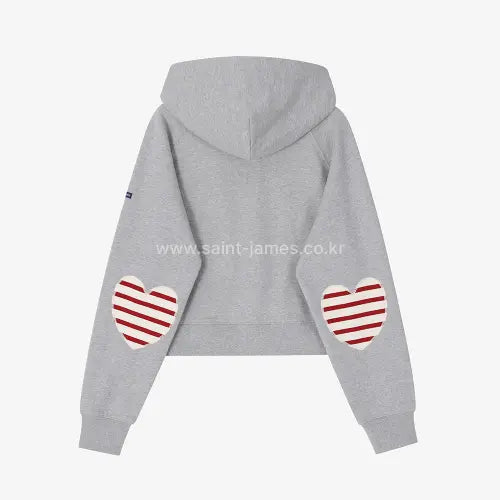 [SAINT JAMES] BonBon Petit Hoodie Zip-Up (GRY) / 봉봉 쁘띠 후디 집업 (GRY) ASJF2G3KR07-GRY