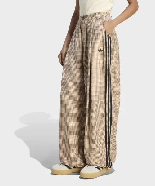[ADIDAS] CHECKS TROUSER      CRLI/AUCO/ORBGRN/ver / 체크 트라우저 루즈 팬츠 - 아우라커피 / LE8309