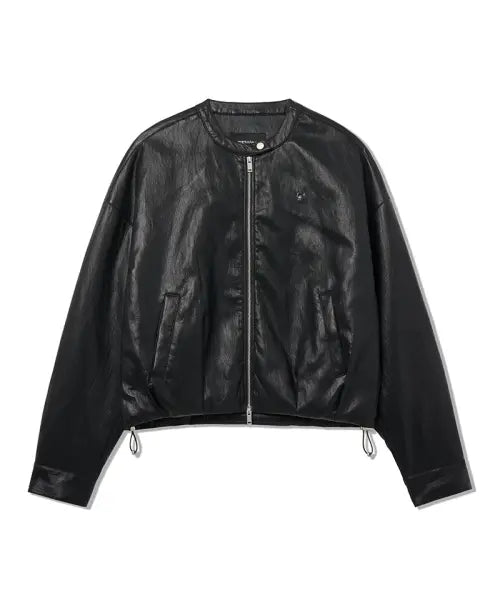 [LIFEWORK] Women's PU Leather Volume Jacket / 기획) 여성) PU 레더 볼륨 자켓