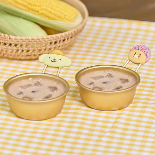 [KAKAO FRIENDS] Pom Pom Purin X Kakao Friends Misugaru Cup Set (2 pieces) / 폼폼푸린X카카오프렌즈 미숫가루잔 2P 세트_춘식이