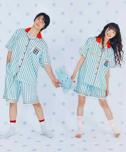 [JUDYN] [2PACK] Very Pink  Clean-Fit  Couple Pajama Set / [2PACK] 미피 투게더 클린핏 반팔 잠옷 세트