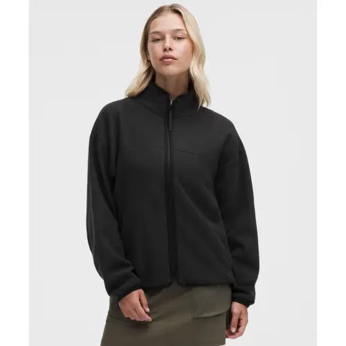 [LULULEMON] Tumbled Fleece Full Zip Jacket BLK / 텀블드 플리스 풀집 재킷  BLK