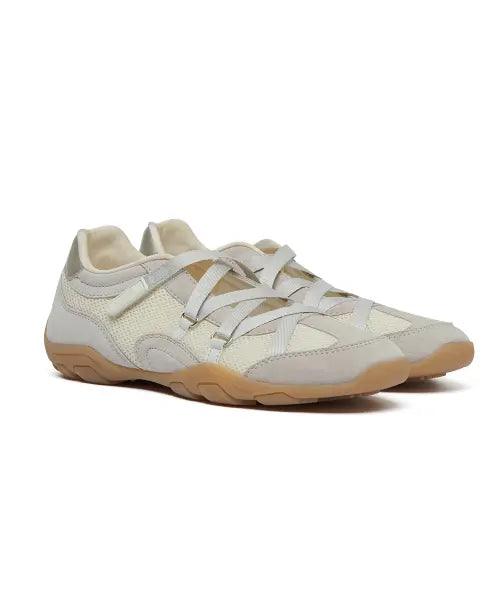 [ROCKFISH WEATHERWEAR] ZANE X-STRAP SNEAKERS - CREAM