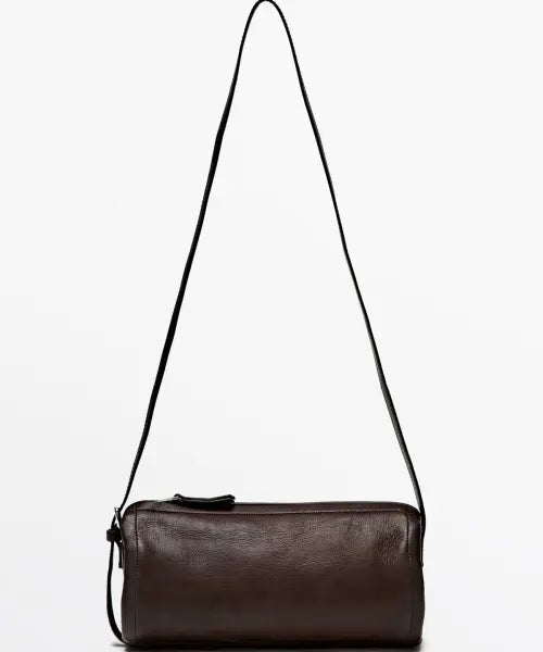 [MASSIMO DUTTI] Napa Leather Crossbody Bag / 나파 가죽 크로스백