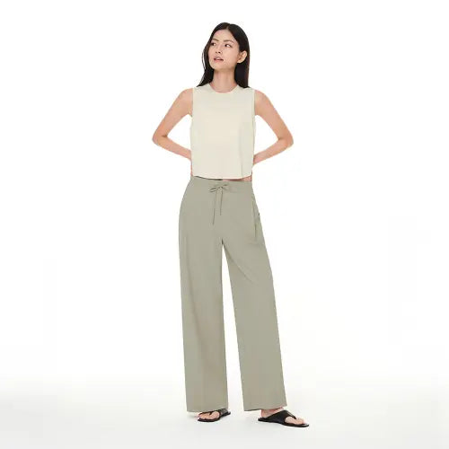[ANDAR] Airst Wide Pants (Short) / 에어스트 와이드 팬츠 (숏)