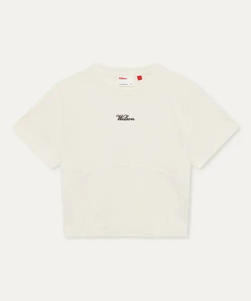 [WILSON] Pure Dry Deluxe Crop T-Shirt W (2 colors) / 퓨어드라이 디럭스 크롭 티셔츠 W (2color)