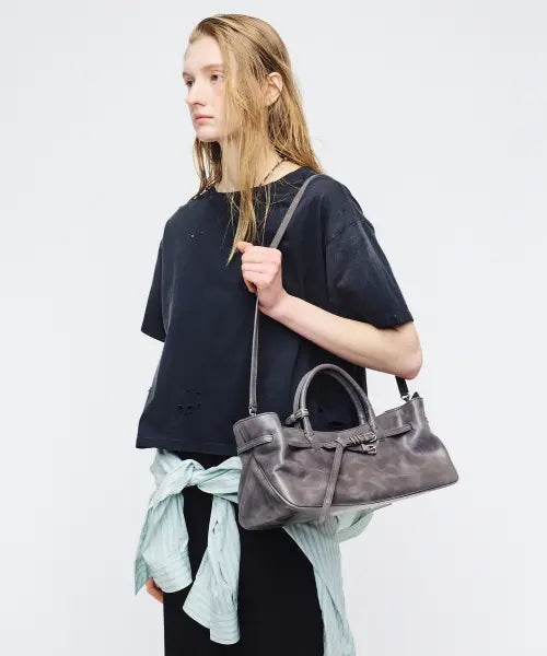 [MARGESHERWOOD] GRANDMA USED BAG_mauve pull-up