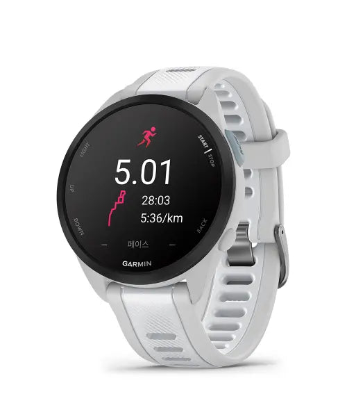 [GARMIN] Forerunner165 GPS MistGr/WhStone SEA/KOR non-rabbit A04714 / 포러너 165 미스트 그레이/화이트스톤