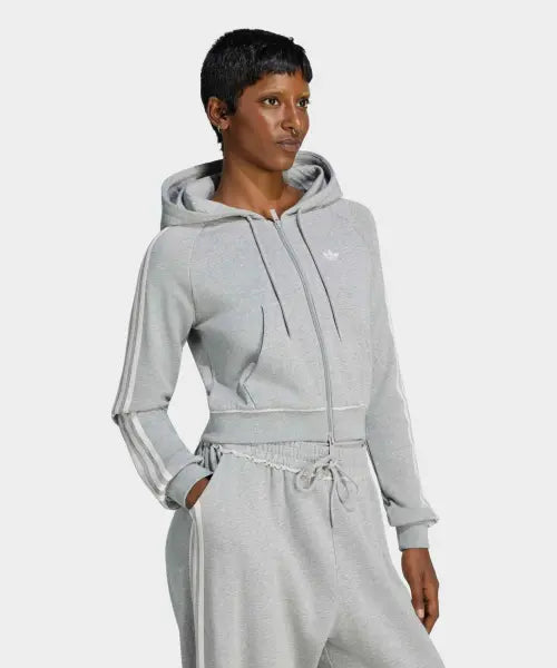 [ADIDAS] GFX ZIP TOP         MGREYH / 그래픽 쇼츠 프론트 집 트랙탑 - 미디엄그레이 / LE8319