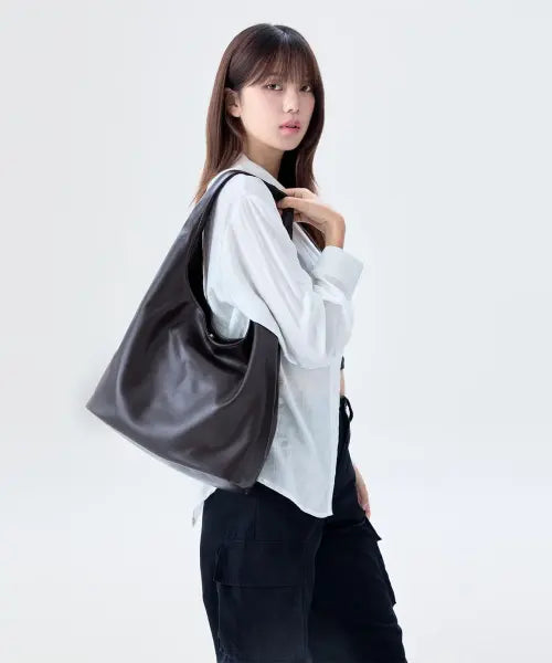 [MIXXO] Soft Large Hobo Bag / 소프트 라지 호보백 RE BGG40QB_MIABGG94QB