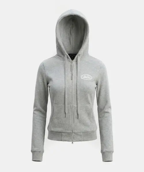[BADBLOOD] Mystic Capsule Slim-Fit Zip-Up Hoodie - Gray