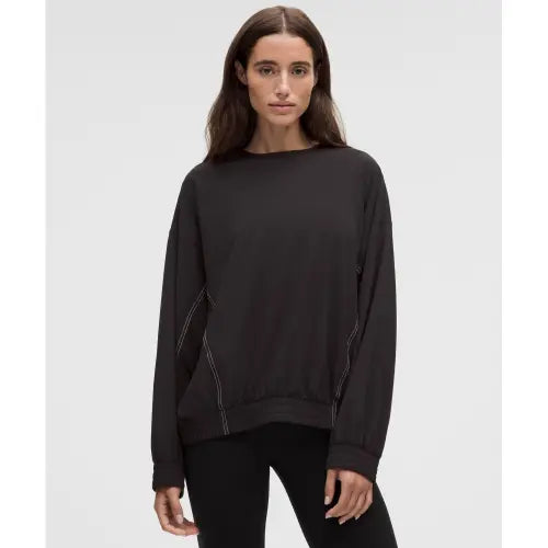 [LULULEMON] DEFINE Oversized Pullover - Swift BLK LTIV / 디파인 오버사이즈드 풀오버 *스위프트  BLK LTIV