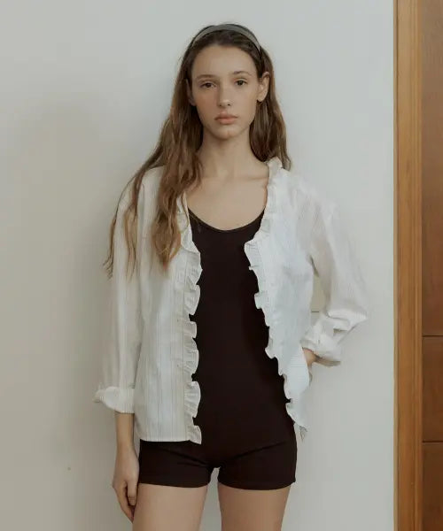 [OCTETTE] Ariel Detail Blouse - Cream / ARIEL DETAIL BLOUSE_CREAM