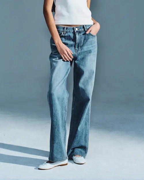 [BLUEBRICK] Liberty denim (middle blue)
