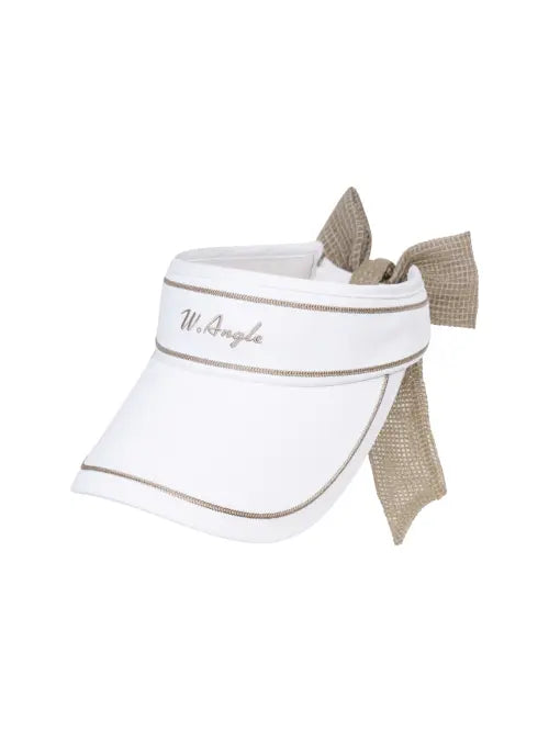 [WIDEANGLE] CO Lace Line Visor_Beige / CO 레이스 라인 바이저_Beige