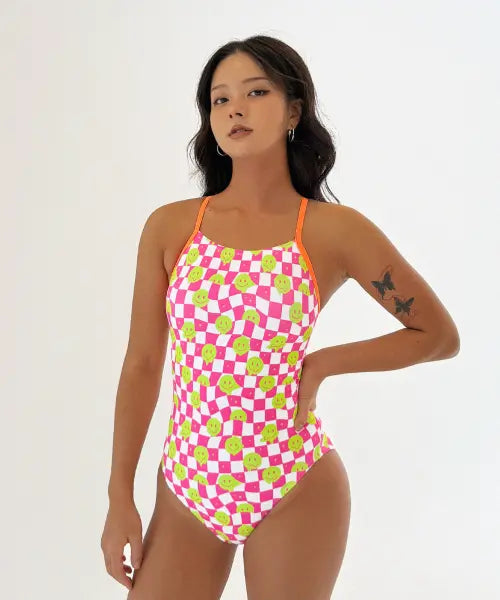 [SUFERSCO] Happy Check Swimwear