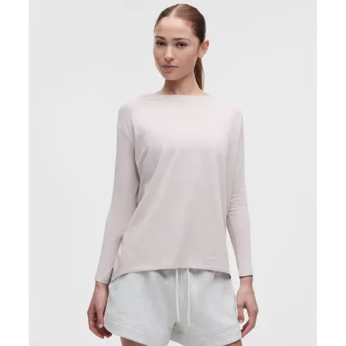 [LULULEMON] In Action Cotton Long Sleeve Shirt / 백 인 액션 코튼 롱슬리브 셔츠  ICYT