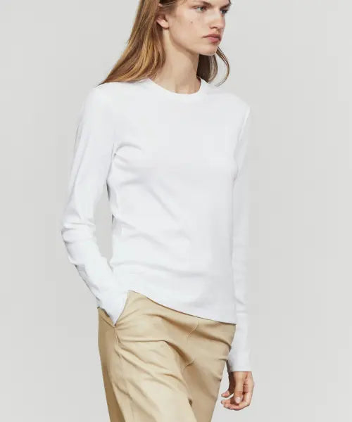 [MASSIMO DUTTI] 100% Cotton Long Sleeve T-Shirt / 100% 코튼 긴소매 티셔츠