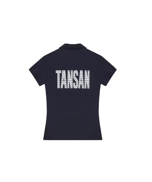 [TANSANMAGNESIUM] Carbonated Star Logo Polo T-Shirt (Navy) / 탄산 스타 로고 폴로 티셔츠 (네이비)