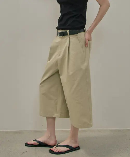 [HAVE8HAVE] BERMUDA COTTON PANTS_2COLOR / 버뮤다 코튼 팬츠 2 컬러