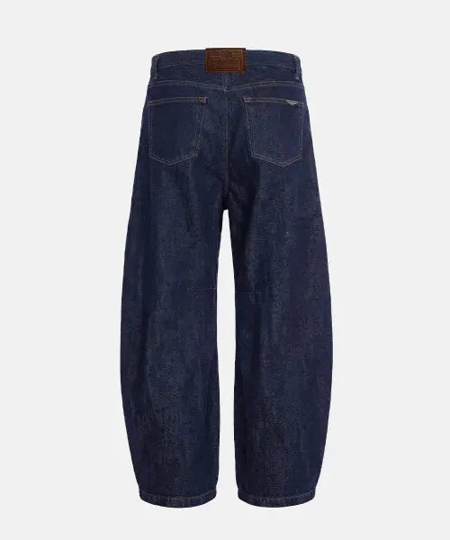 [BADBLOOD] 701 Semi Curved Fit Pants - Denim blue