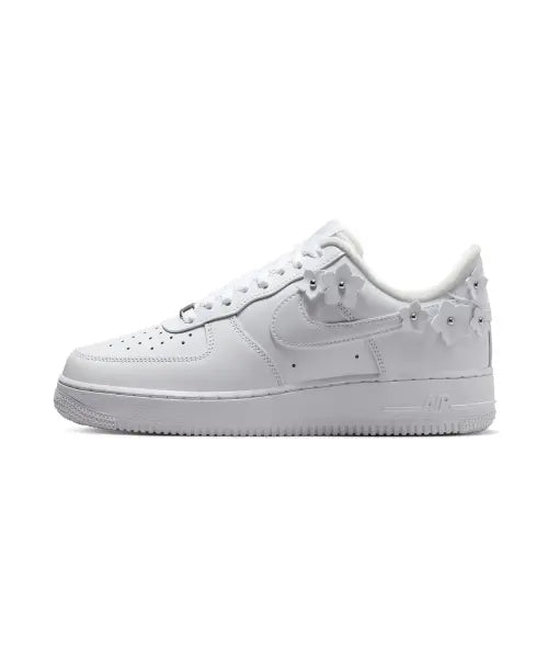 [NIKE] W AIR FORCE 1 07 SE PRT FLRT - WHITE/WHITE-WOLF GREY-MTLC SILVER / 에어 포스 1 07 플로레트 W - 화이트:울프 그레이:메탈릭 실버:화이트 / IR8637-100