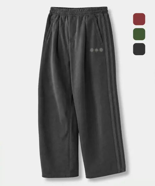 [DIMITRI BLACK] VLAD ONE-TUCK CURVED TRACK SWEAT PANTS_(3 SYMBOL COTTON) 3 COLOR / VLAD 원턱 커브드 트랙 팬츠_(3심볼 코튼) 3 COLOR