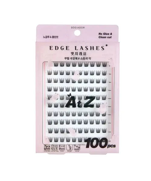 [SOOADOR] SOOADOR NO GLUE CLEAN CUT EDGE LASH Level4 #Story Gak (9+10+11mm 100pcs) / 속눈썹ONLY)수아도르 노글루 클린 컷 앳지래쉬 꾸밈4단계 #스토리각(9+10+11mm 100pcs)