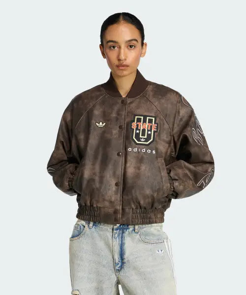 [ADIDAS] LEATHER JKT KF2307