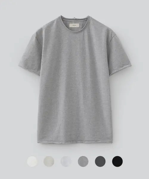 [FABREGAT] Rolling Crop Short Sleeve T-shirt (6COLOR) / 롤링 크롭 반팔 티셔츠 (6COLOR)
