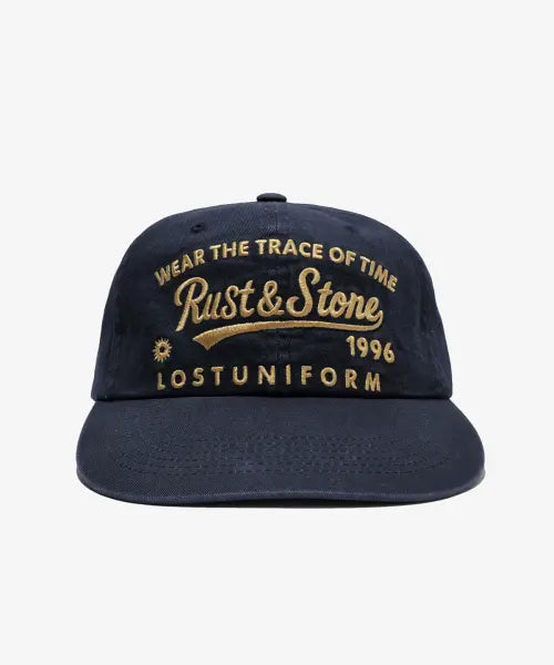 [RUSTANDSTONE] Time Trace Ball Cap Navy / 타임 트레이스 볼캡 네이비_Time Trace Ball Cap Navy