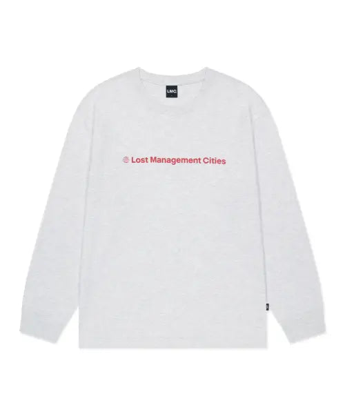 [LMC] FN OG LONG SLV TEE light heather gray