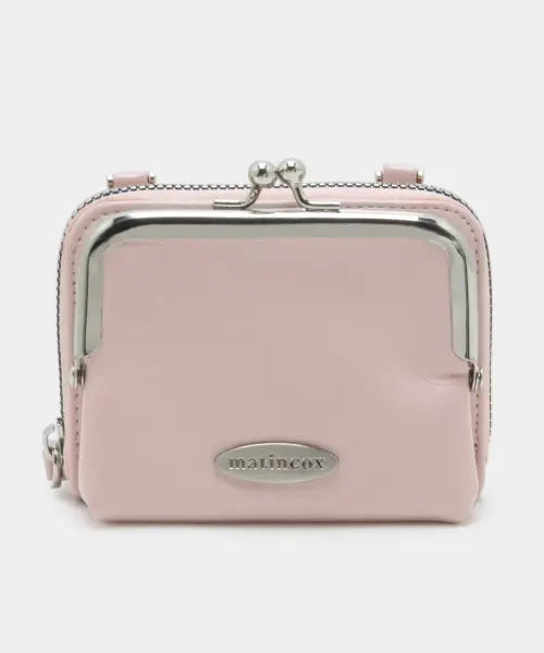 [MATINCOX] kisslock Card Wallet - Softpink