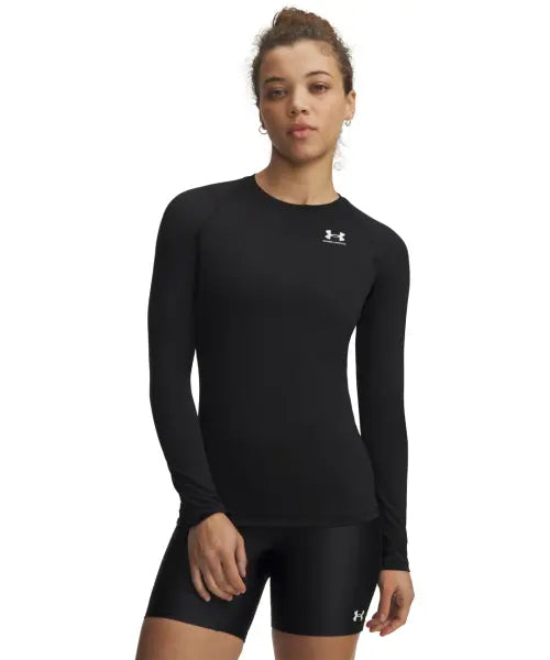 [UNDERARMOUR] Women's HeatGear Compression Long Sleeve 1365459-008 / 여성 히트기어 컴프레션 긴팔 1365459-008