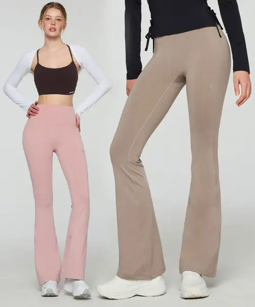 [XEXYMIX] [2PACK] V-Neck 3D Plus Bootcut Leggings / [2PACK] V업 3D 플러스 부츠컷 레깅스 XFL2LL1501