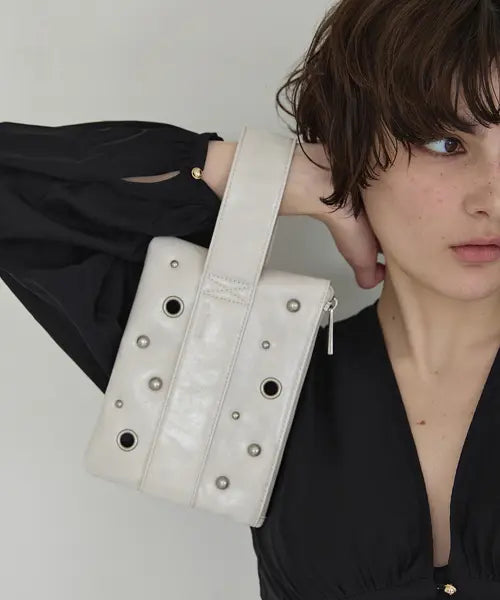 [RAIMENT] Orbit Pouch Bag_GREY BEIGE