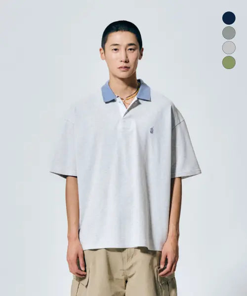 [NAUTICA] Classic Logo Polo T-Shirt / 클래식 로고 폴로 티셔츠(4colors) NPO4976